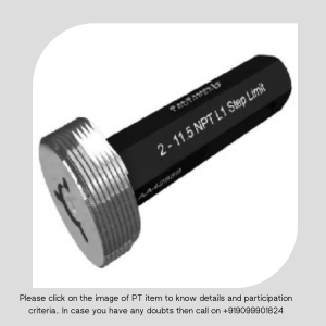 PT Item - Taper Thread Plug Gauge